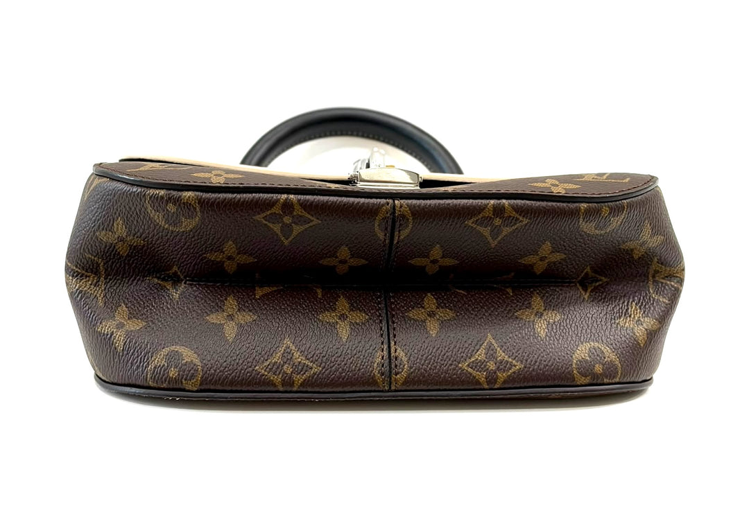 LOUIS VUITTON MONOGRAM CANVAS &amp; CALFSKIN CHAIN IT PM BAG