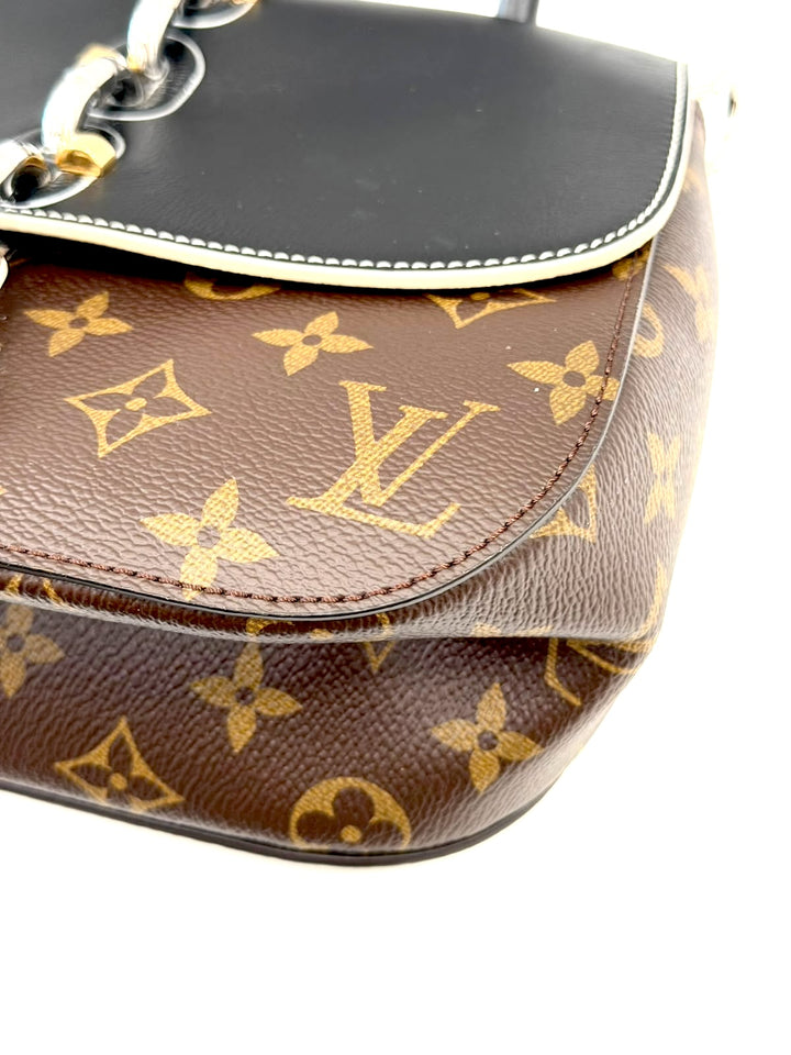 LOUIS VUITTON MONOGRAM CANVAS &amp; CALFSKIN CHAIN IT PM BAG