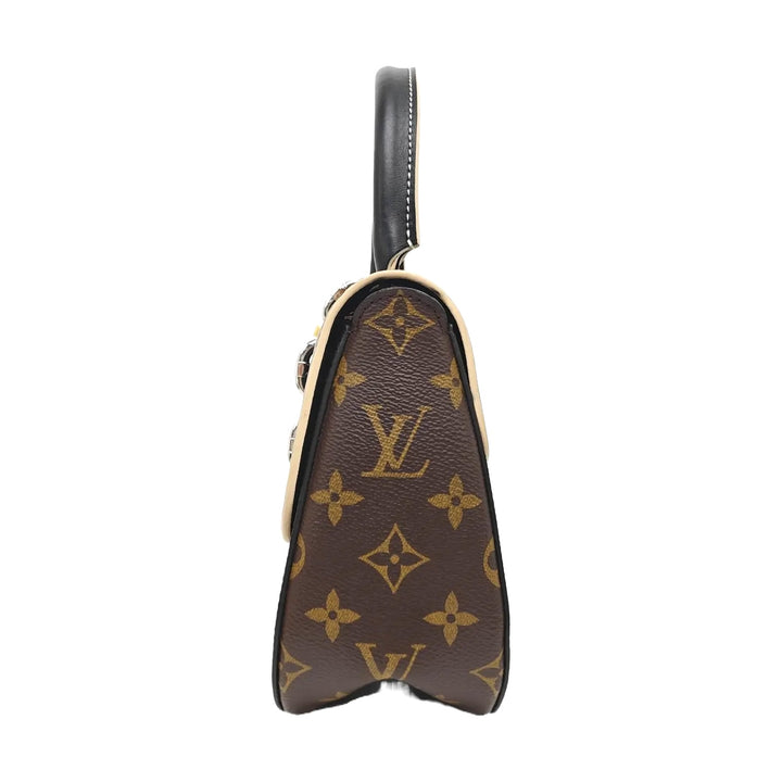 LOUIS VUITTON MONOGRAM CANVAS &amp; CALFSKIN CHAIN IT PM BAG