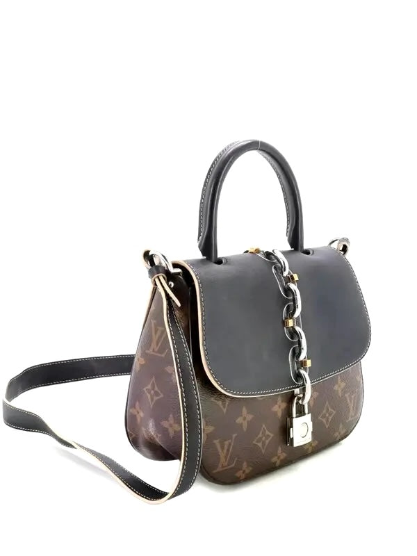 LOUIS VUITTON MONOGRAM CANVAS &amp; CALFSKIN CHAIN IT PM BAG