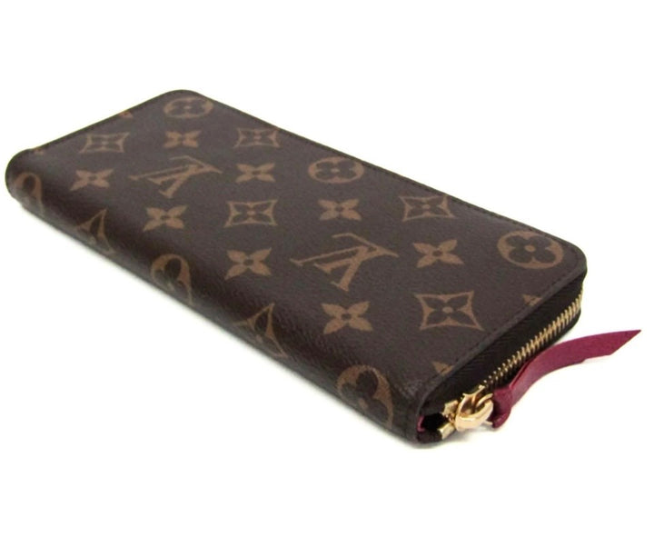 LOUIS VUITTON MONOGRAM CLÉMENCE WALLET FUCHSIA