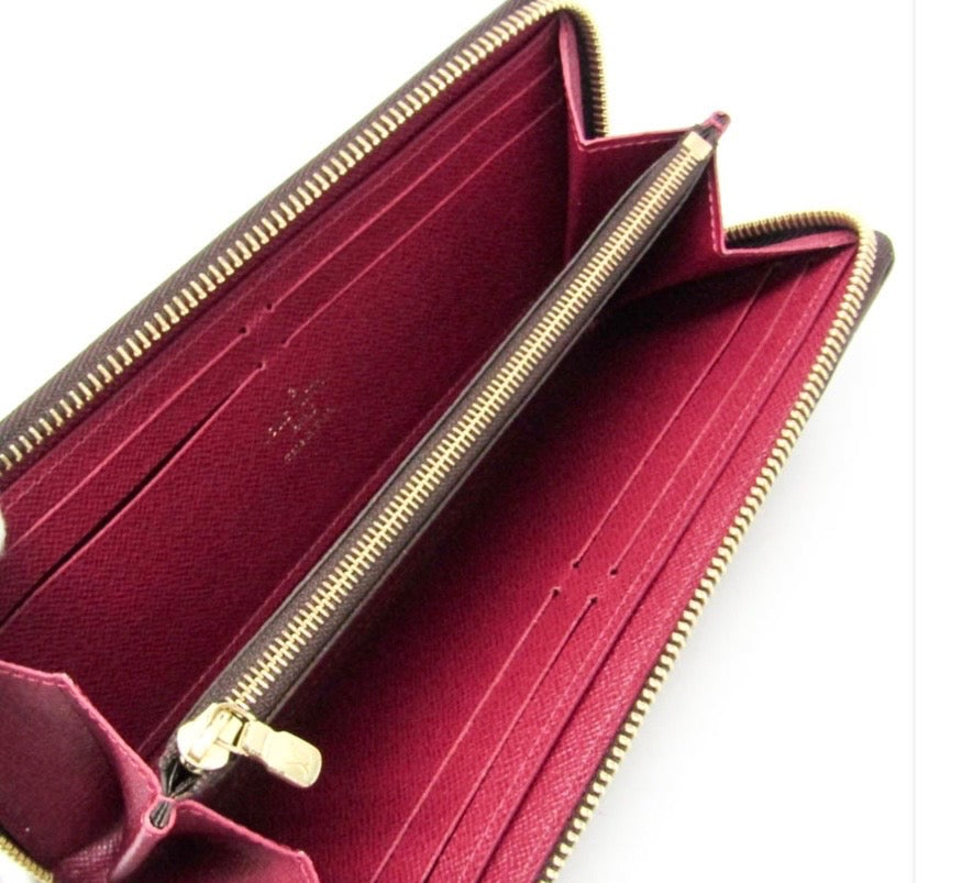 LOUIS VUITTON MONOGRAM CLÉMENCE WALLET FUCHSIA