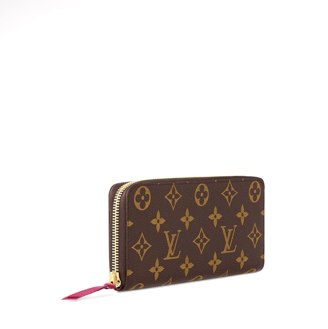 LOUIS VUITTON MONOGRAM CLÉMENCE WALLET FUCHSIA
