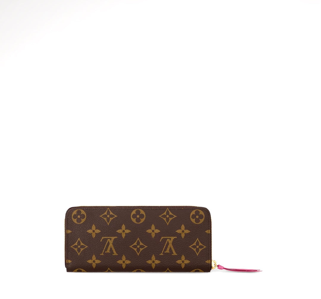 LOUIS VUITTON MONOGRAM CLÉMENCE WALLET FUCHSIA