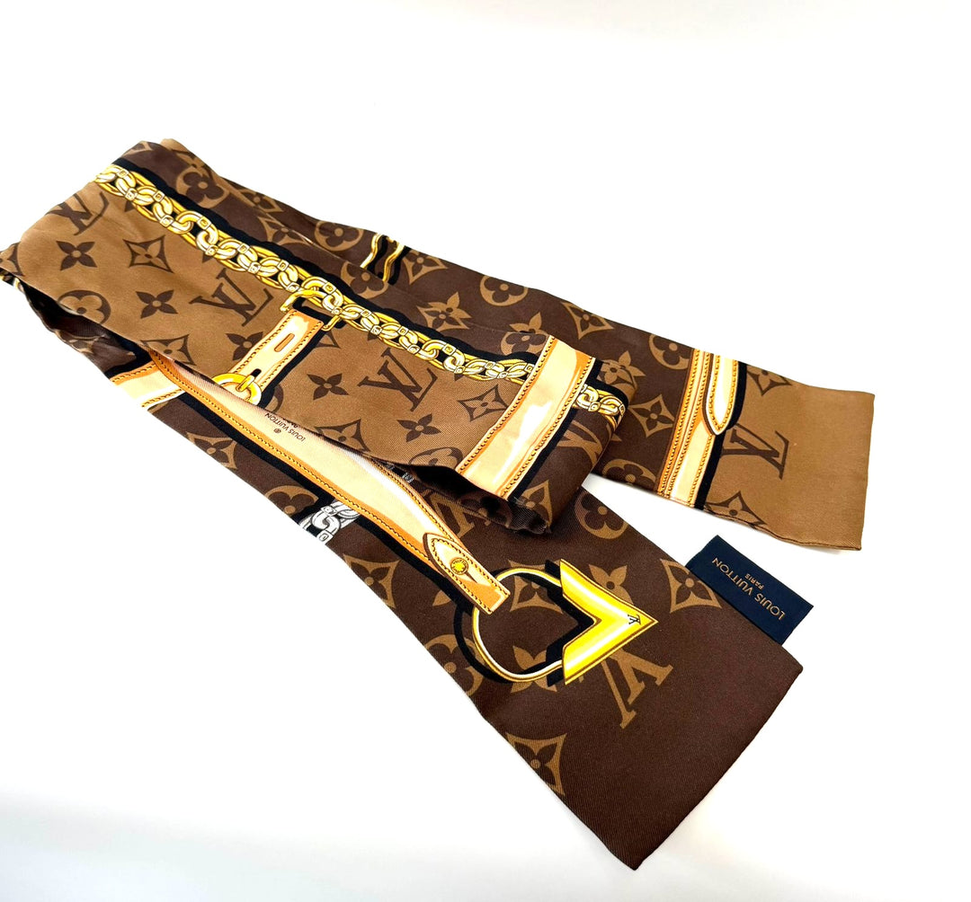 LOUIS VUITTON MONOGRAM CONFIDENTIAL SILK BANDEAU