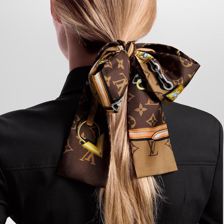 LOUIS VUITTON MONOGRAM CONFIDENTIAL SILK BANDEAU