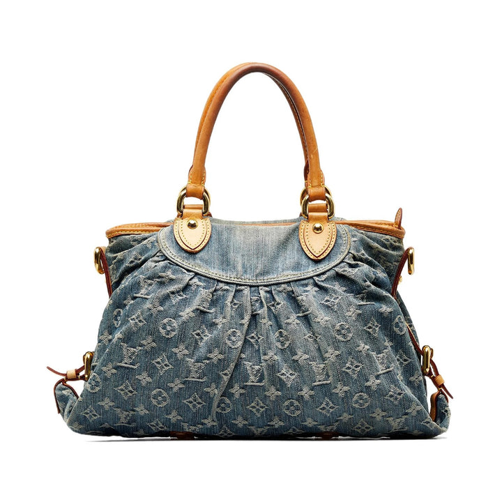 LOUIS VUITTON DENIM MONOGRAM NEO CABBY MM BAG