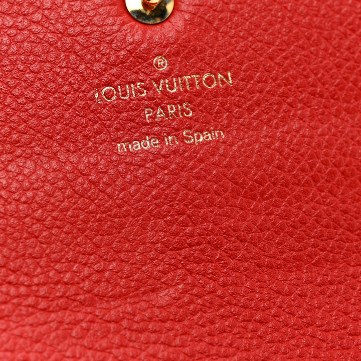 LOUIS VUITTON MONOGRAM EMPREINTE CURIEUSE WALLET