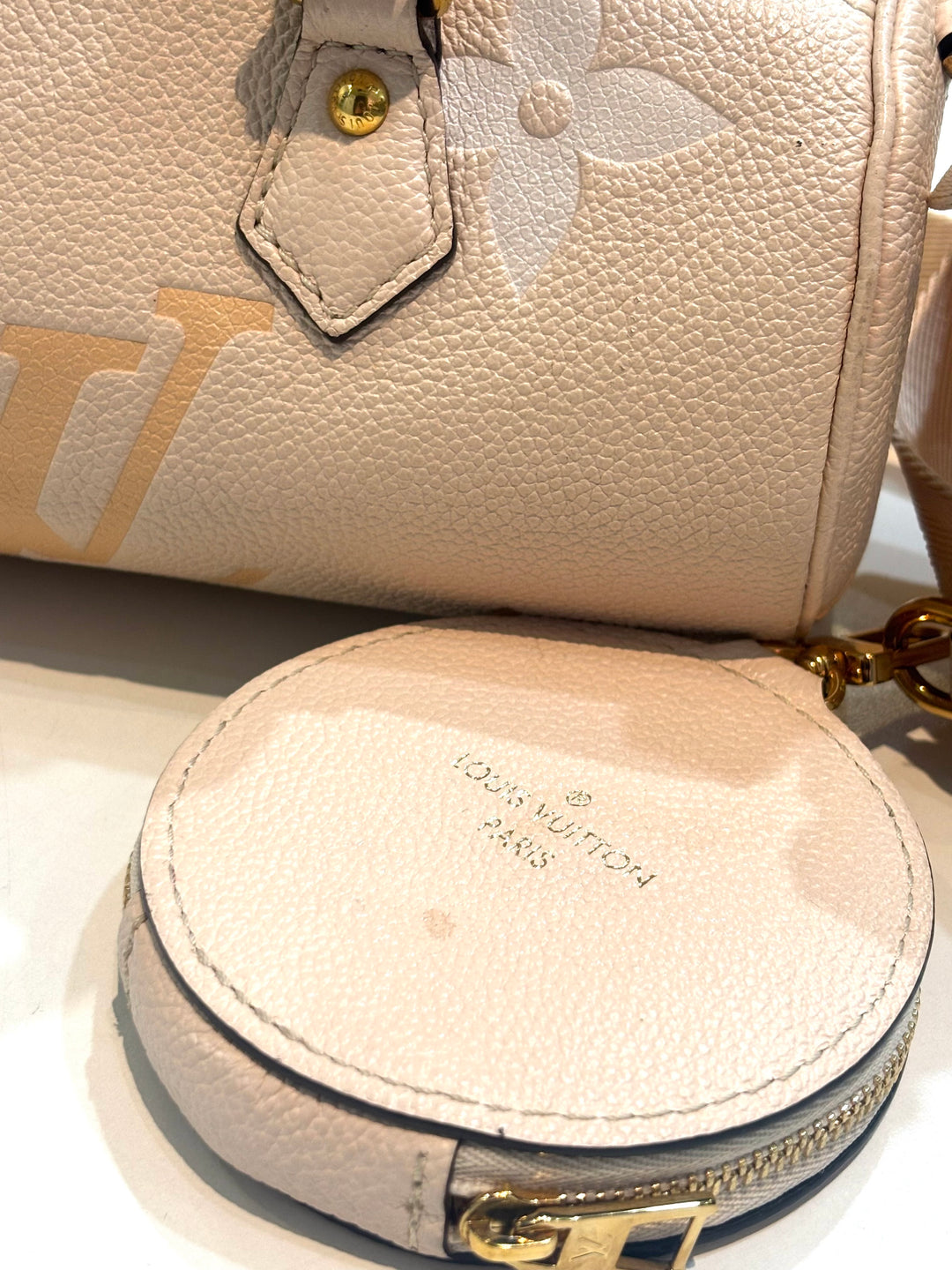 LOUIS VUITTON MONOGRAM EMPREINTE LEATHER PAPILLON BB CROSSBODY BAG
