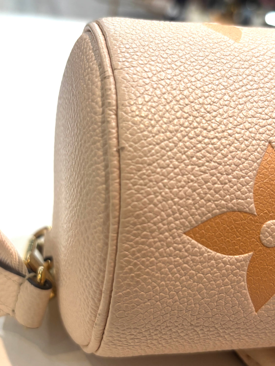 LOUIS VUITTON MONOGRAM EMPREINTE LEATHER PAPILLON BB CROSSBODY BAG