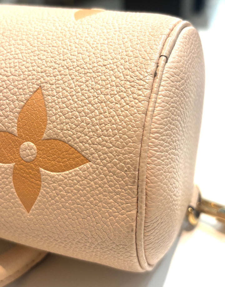 LOUIS VUITTON MONOGRAM EMPREINTE LEATHER PAPILLON BB CROSSBODY BAG