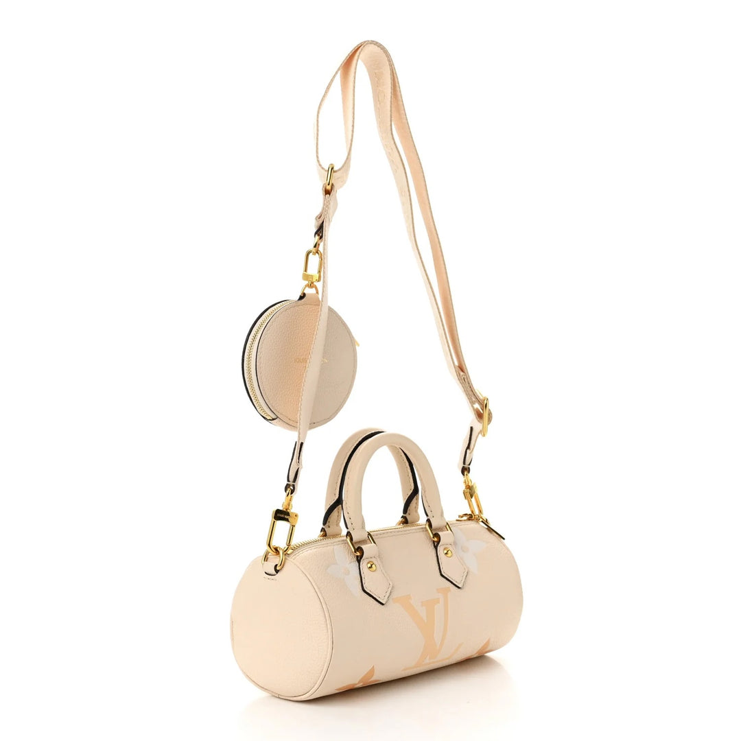 LOUIS VUITTON MONOGRAM EMPREINTE LEATHER PAPILLON BB CROSSBODY BAG
