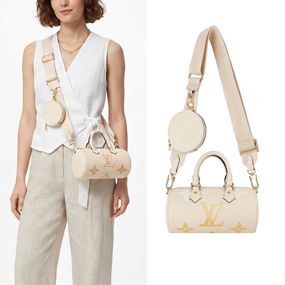 LOUIS VUITTON MONOGRAM EMPREINTE LEATHER PAPILLON BB CROSSBODY BAG