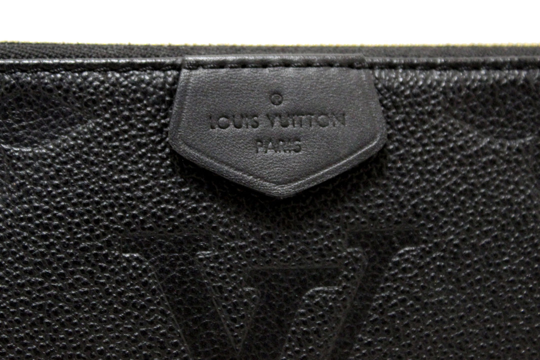 LOUIS VUITTON MONOGRAM GIANT EMPREINTE LEATHER CHAIN POCHETTE