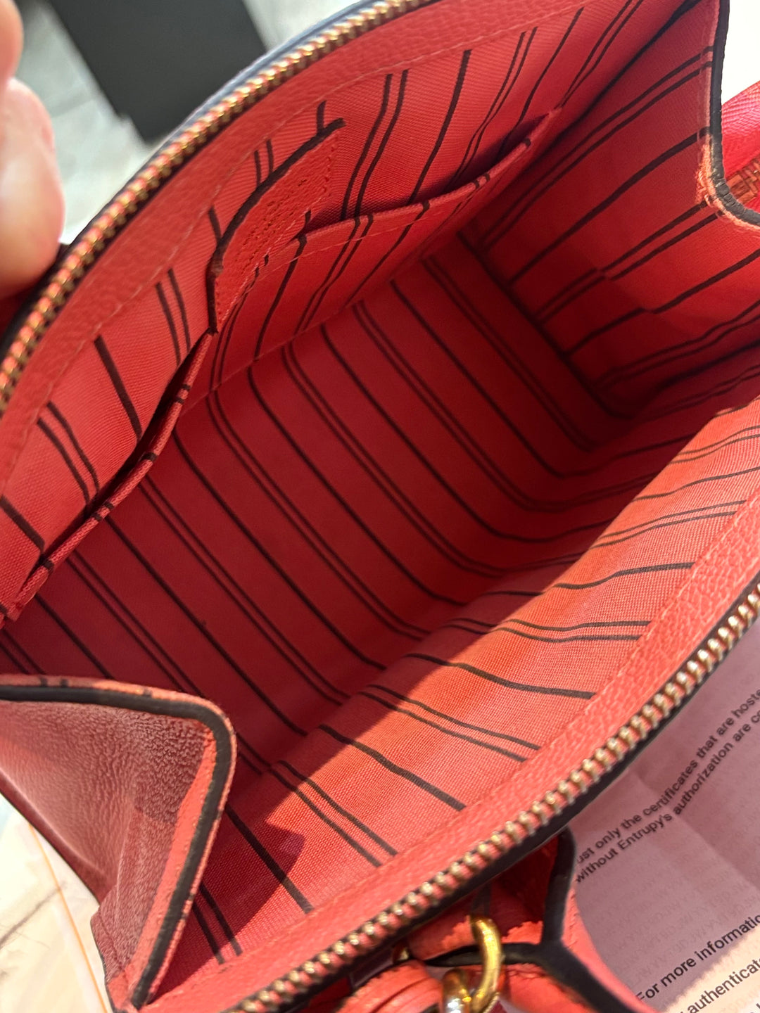 LOUIS VUITTON MONOGRAM EMPRIENTE LEATHER MINI NEUF TOTE BAG