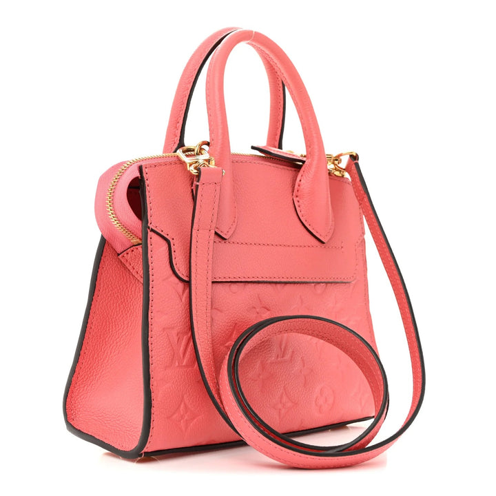 LOUIS VUITTON MONOGRAM EMPRIENTE LEATHER MINI NEUF TOTE BAG