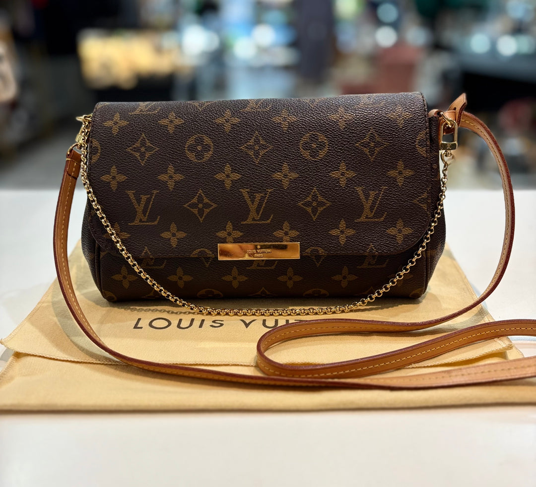 LOUIS VUITTON MONOGRAM FAVORITE MM SHOULDER BAG