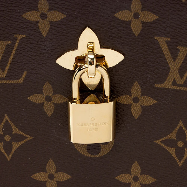 LOUIS VUITTON MONOGRAM FLOWER HOBO BAG NOIR