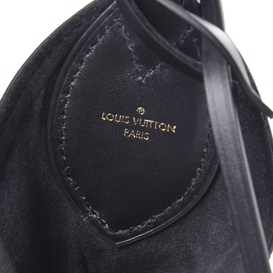 LOUIS VUITTON MONOGRAM FLOWER HOBO BAG NOIR