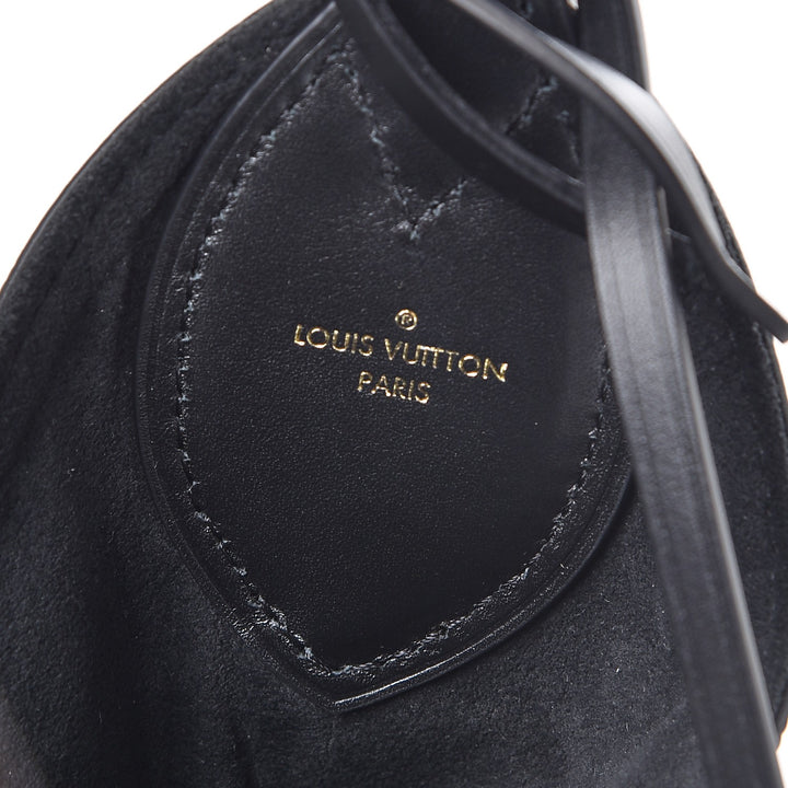 LOUIS VUITTON MONOGRAM FLOWER HOBO BAG NOIR