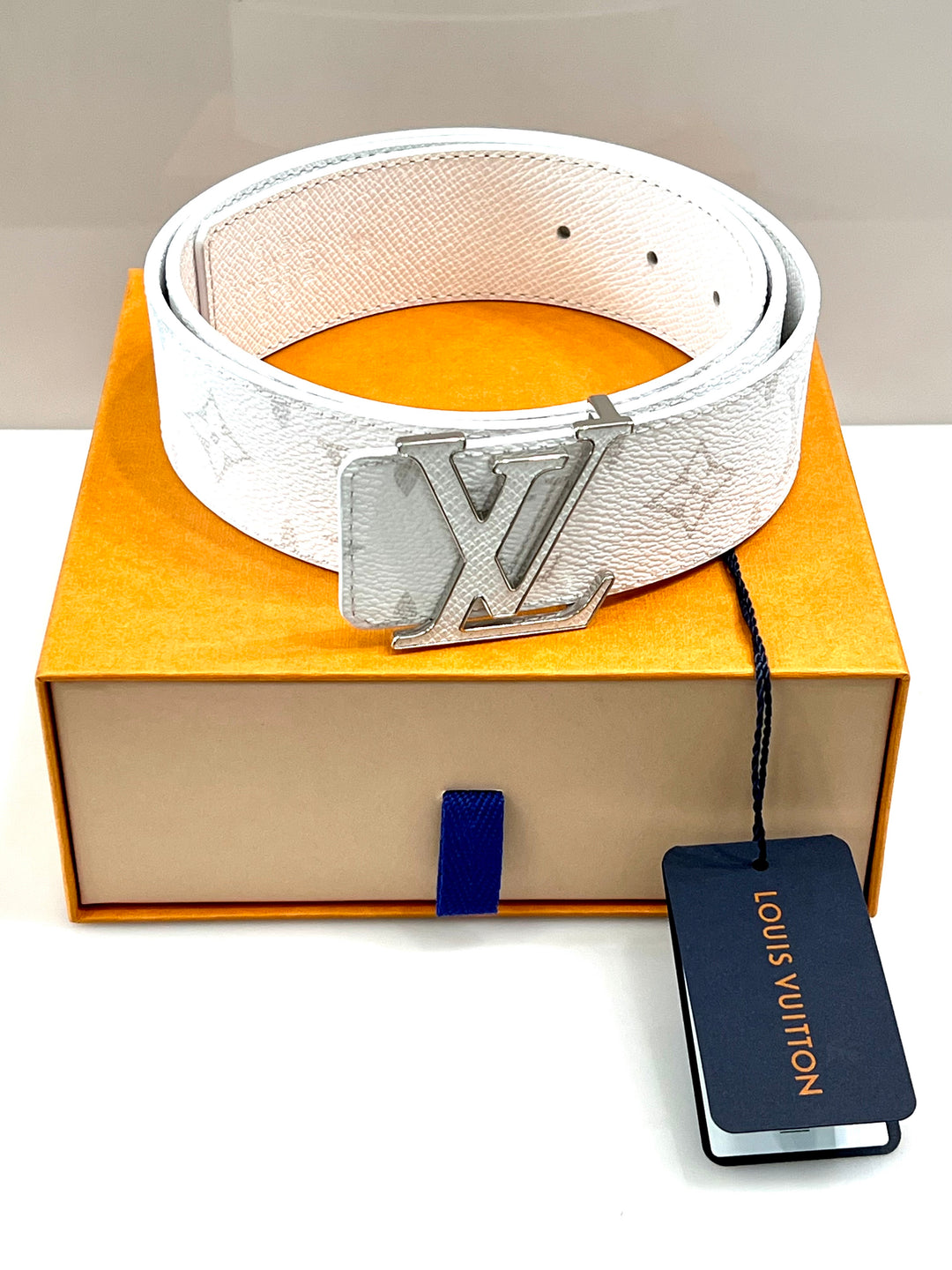 LOUIS VUITTON MONOGRAM LV INITIALS REVERSIBLE BELT