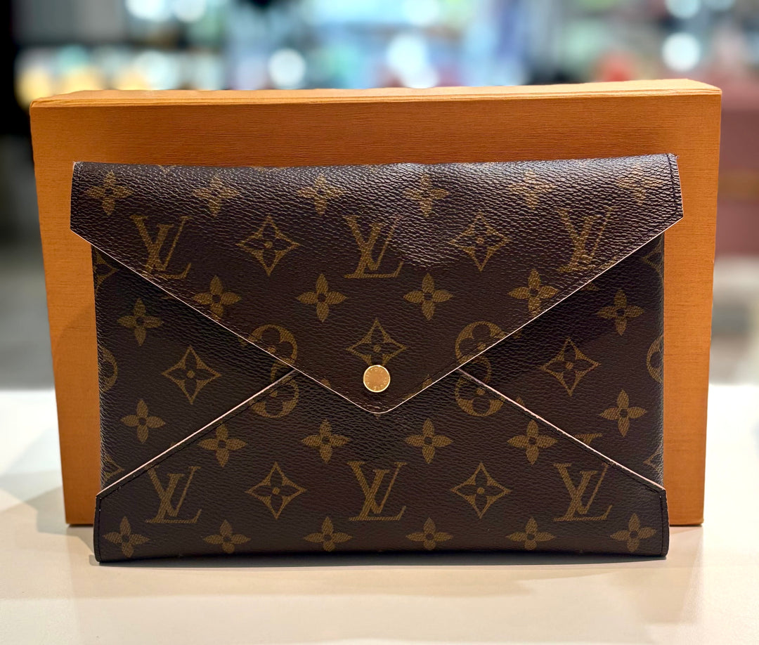 LOUIS VUITTON MONOGRAM KIRIGAMI POCHETTE ROSE BALLERINE
