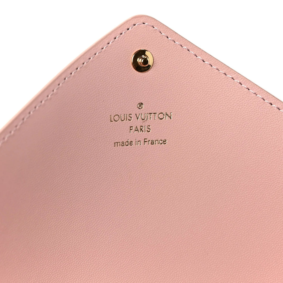 LOUIS VUITTON MONOGRAM KIRIGAMI POCHETTE ROSE BALLERINE