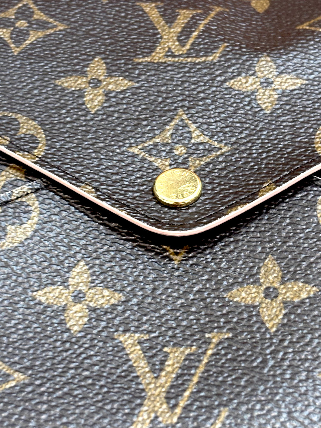 LOUIS VUITTON MONOGRAM KIRIGAMI POCHETTE ROSE BALLERINE