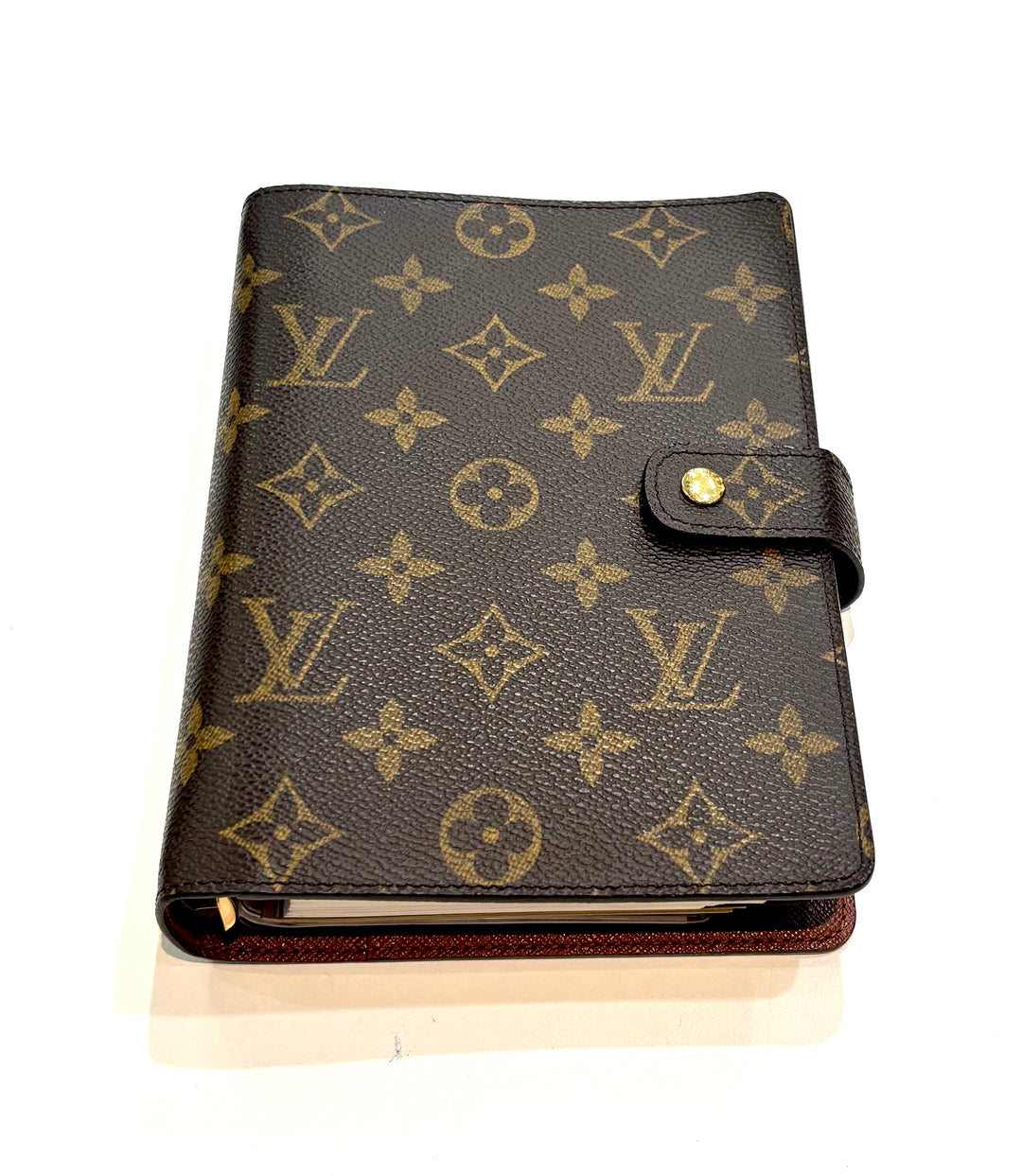 LOUIS VUITTON MONOGRAM MEDIUM RING AGENDA COVER
