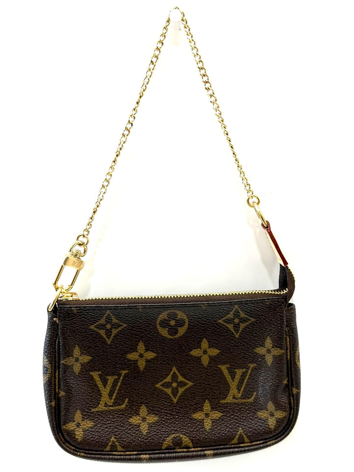LOUIS VUITTON MONOGRAM MINI CHAIN POCHETTE