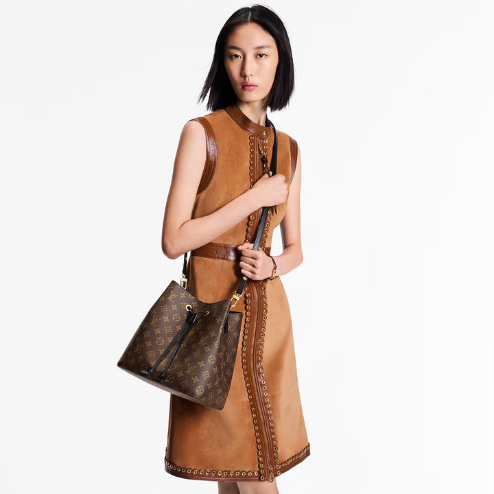 LOUIS VUITTON MONOGRAM NÉONOÉ MM DRAWSTRING BUCKET BAG