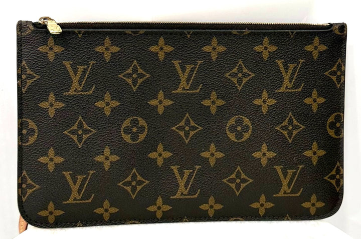 LOUIS VUITTON MONOGRAM NEVERFULL MM POCHETTE WRISTLET