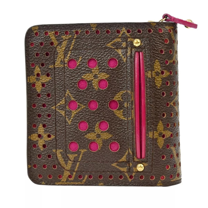 LOUIS VUITTON MONOGRAM PERFORATED COMPACT WALLET