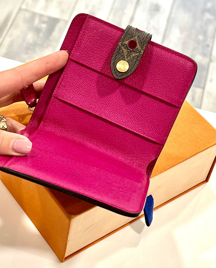 LOUIS VUITTON MONOGRAM PERFORATED COMPACT WALLET