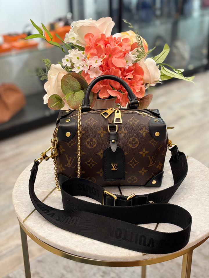 LOUIS VUITTON MONOGRAM PETITE MALLE SOUPLE BAG