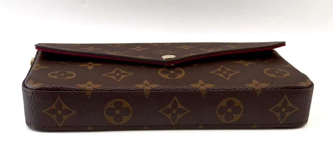 LOUIS VUITTON MONOGRAM POCHETTE FÉLICIE CHAIN BAG