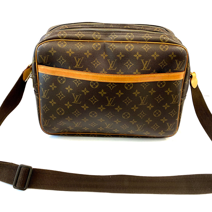 LOUIS VUITTON MONOGRAM REPORTER GM SHOULDER BAG