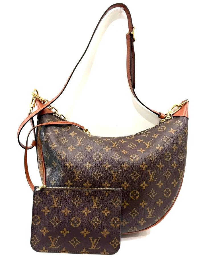 LOUIS VUITTON LOOP HOBO REVERSE MONOGRAM CANVAS BAG