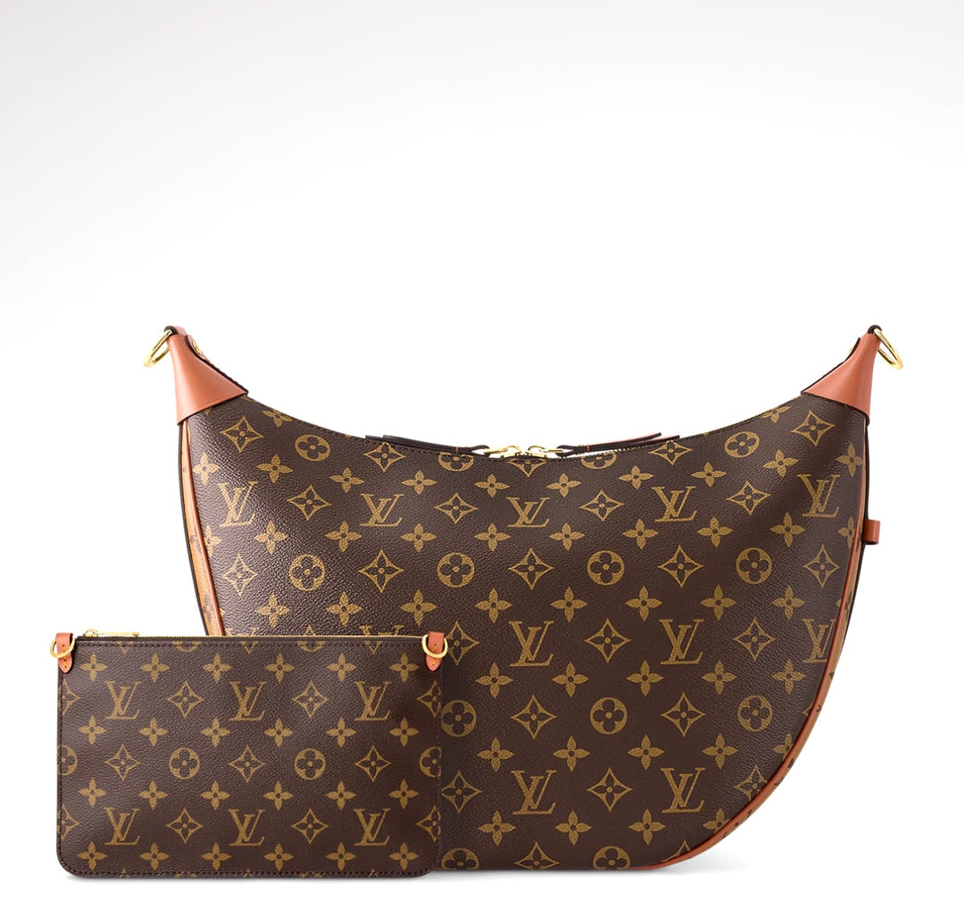 LOUIS VUITTON LOOP HOBO REVERSE MONOGRAM CANVAS BAG