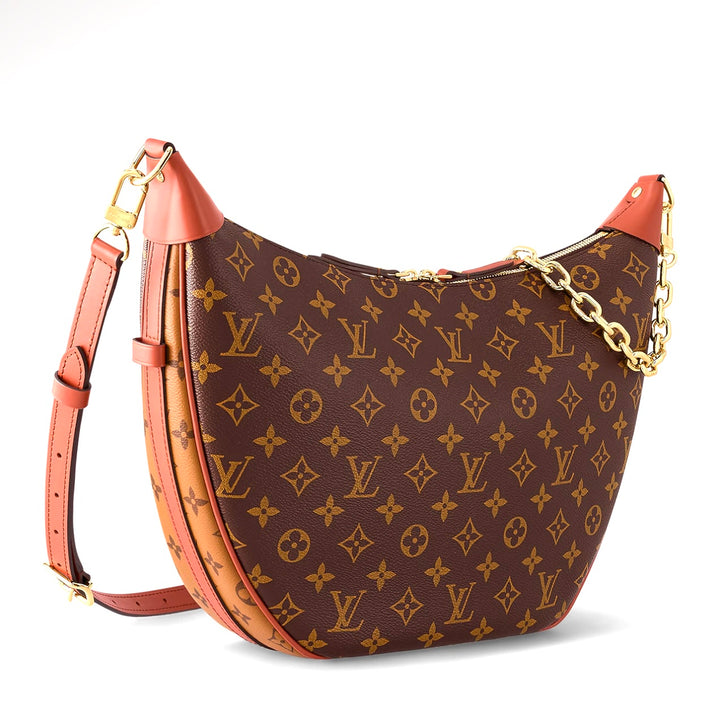 LOUIS VUITTON LOOP HOBO REVERSE MONOGRAM CANVAS BAG