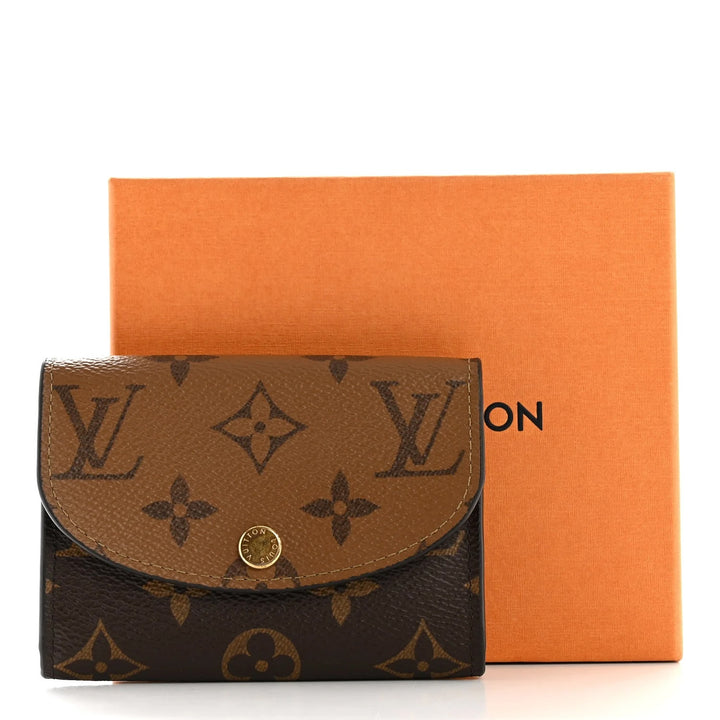 LOUIS VUITTON REVERSE MONOGRAM ROSALIE COIN PURSE WALLET