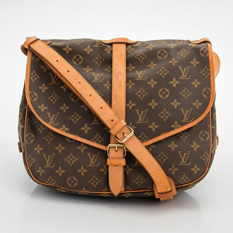 LOUIS VUITTON MONOGRAM SAUMUR 35 SHOULDER BAG