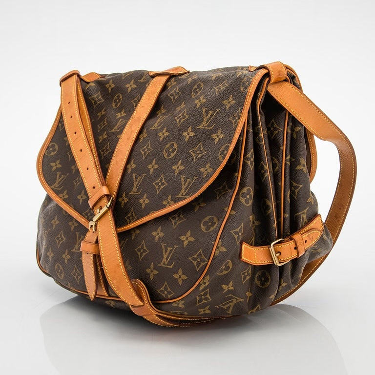 LOUIS VUITTON MONOGRAM SAUMUR 35 SHOULDER BAG