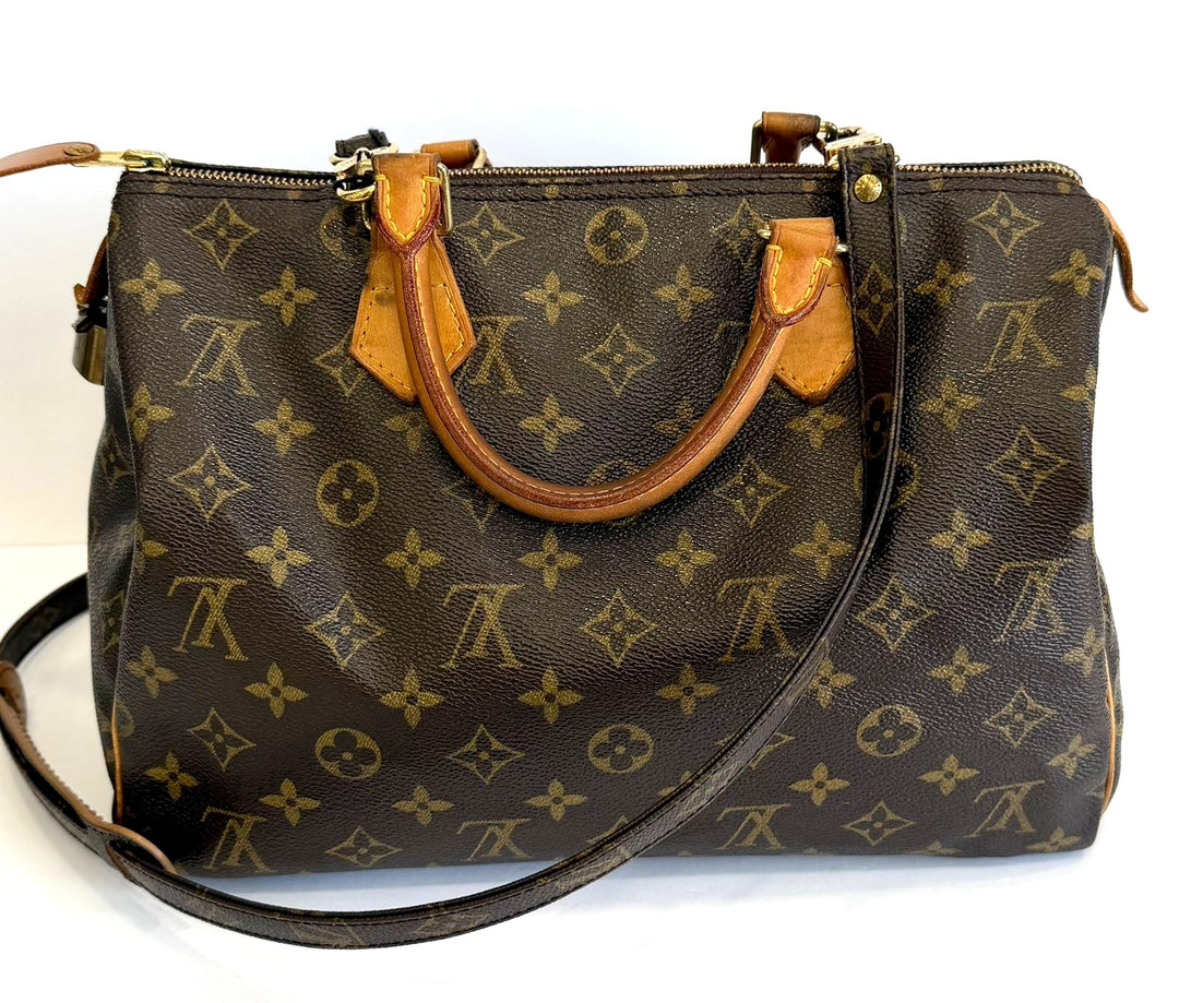 LOUIS VUITTON MONOGRAM SPEEDY BANDOULIÈRE 30 HANDBAG