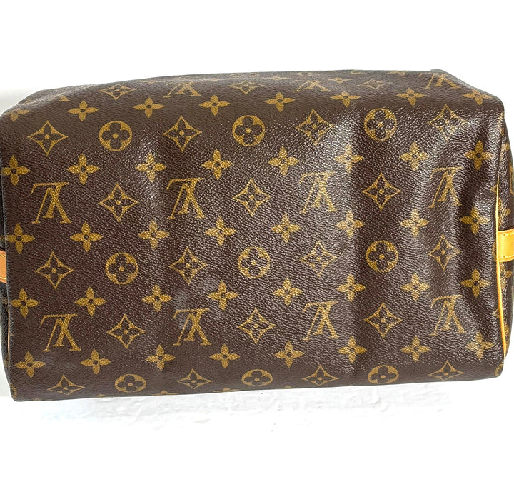 LOUIS VUITTON MONOGRAM SPEEDY BANDOULIÈRE 30 HANDBAG