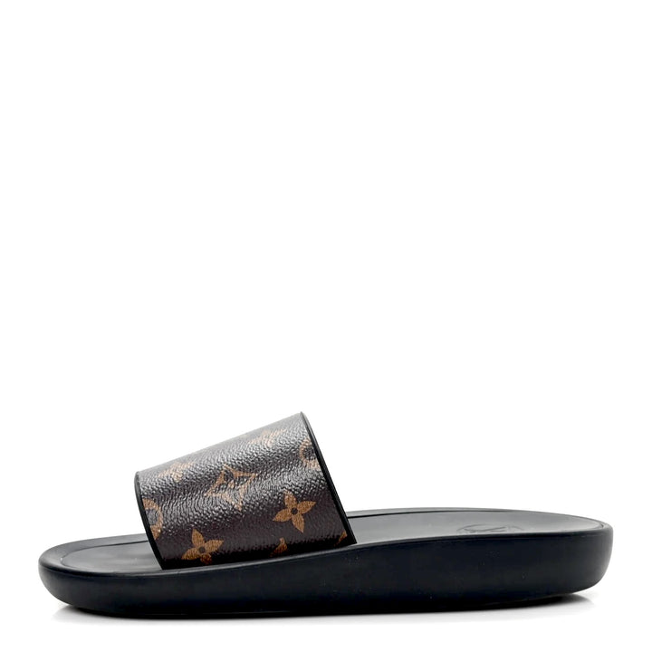 LOUIS VUITTON SUNBATH MONOGRAM FLAT SLIDE MULES
