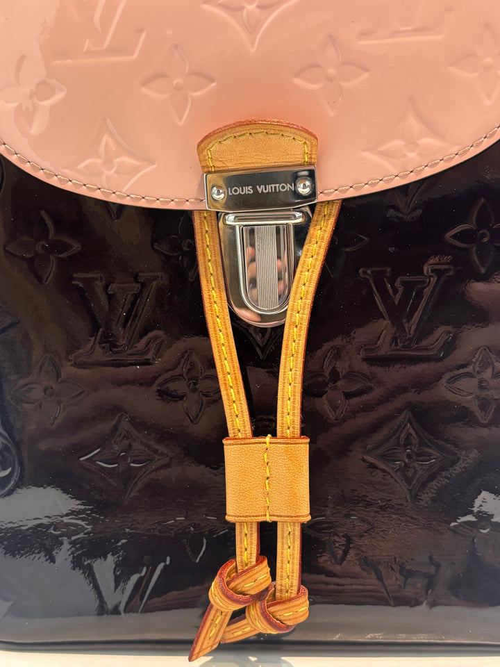 LOUIS VUITTON MONOGRAM VERNIS LEATHER HOT SPRINGS BACKPACK