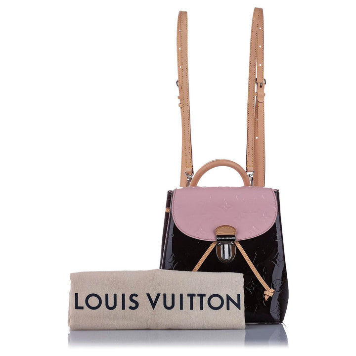 LOUIS VUITTON MONOGRAM VERNIS LEATHER HOT SPRINGS BACKPACK
