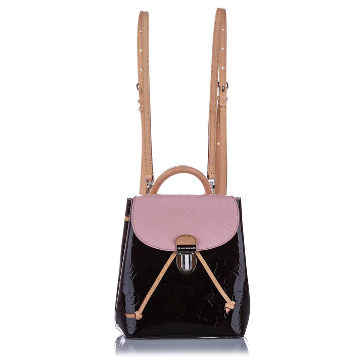 LOUIS VUITTON MONOGRAM VERNIS LEATHER HOT SPRINGS BACKPACK