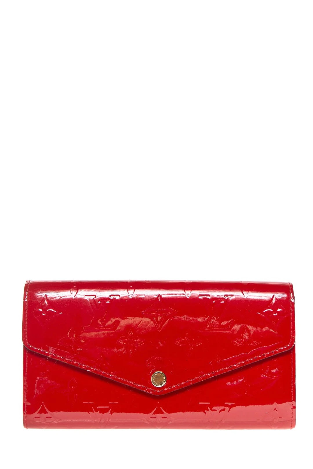 LOUIS VUITTON MONOGRAM EMBOSSED VERNIS SARAH WALLET
